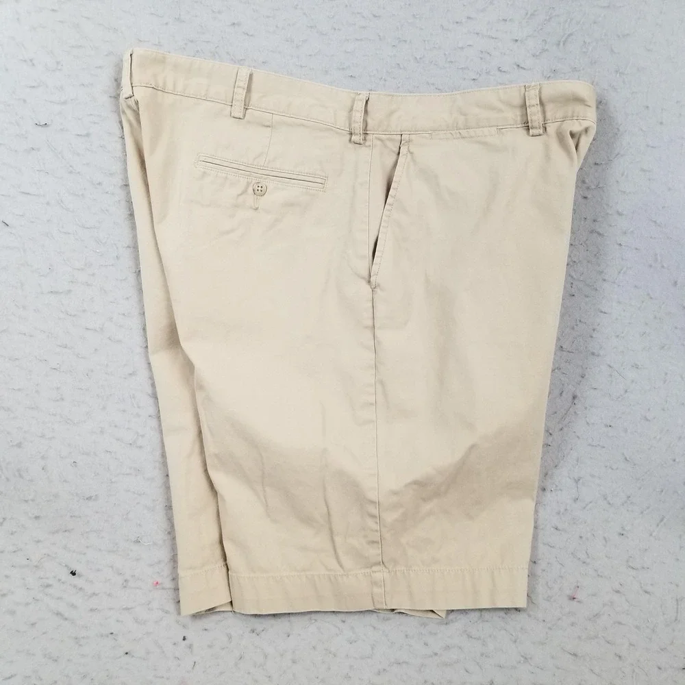 Polo Ralph Lauren Shorts Mens 38 Beige Chino Flat Front 10 Inseam Casual Summer